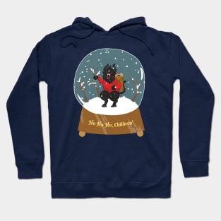 Ho Ho Ho Children Krampus is coming Christmas Fun Hoodie